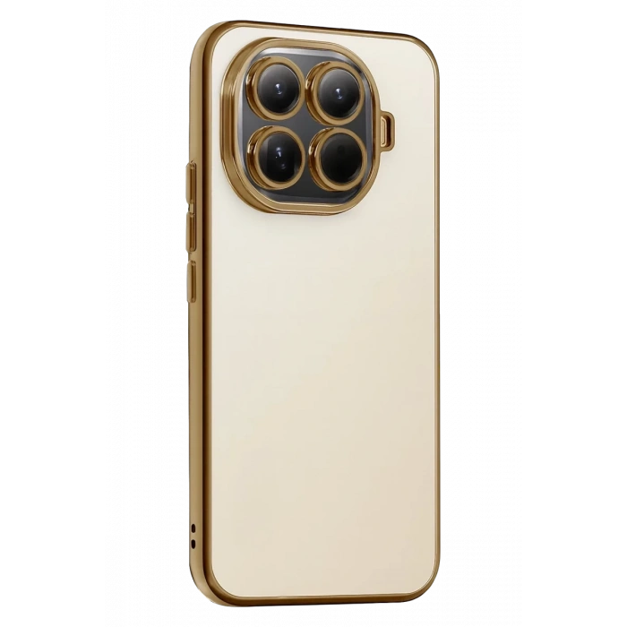 Xiaomi Mi 15T Pro Uyumlu Lensli Silikon - Gold