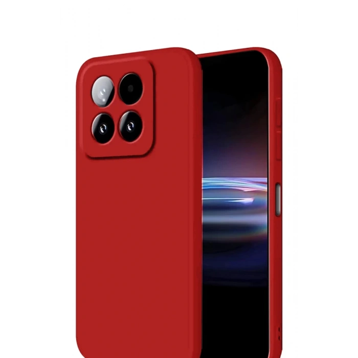 Xiaomi Mi 15T Uyumlu First Silikon - Kırmızı