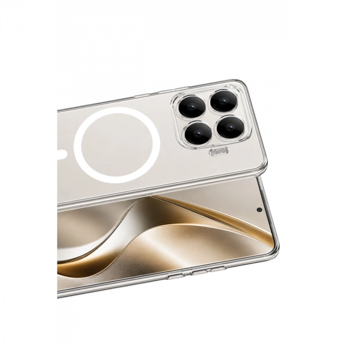 Xiaomi Mi 17T Pro Combo Sert Şeffaf Magsafe Kapak - Şeffaf