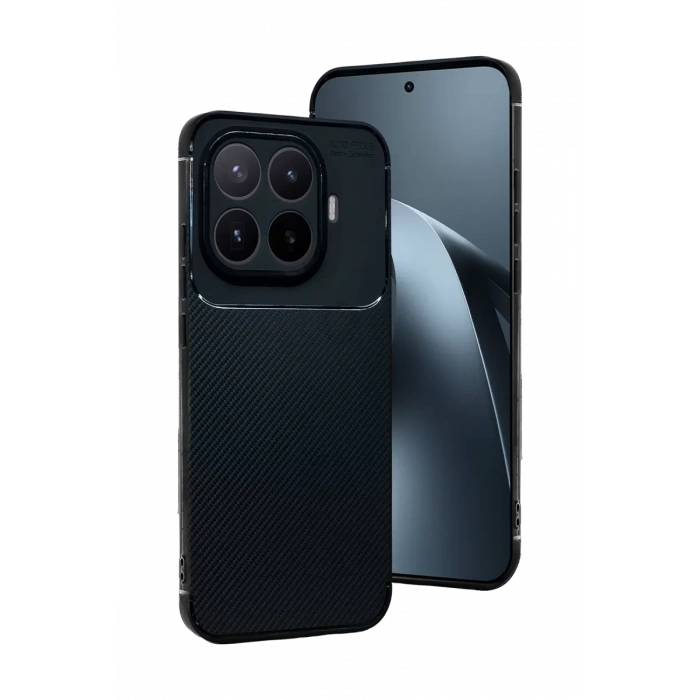 Xiaomi Mi 17T Pro Uyumlu Auto Focus Karbon Kapak - Siyah