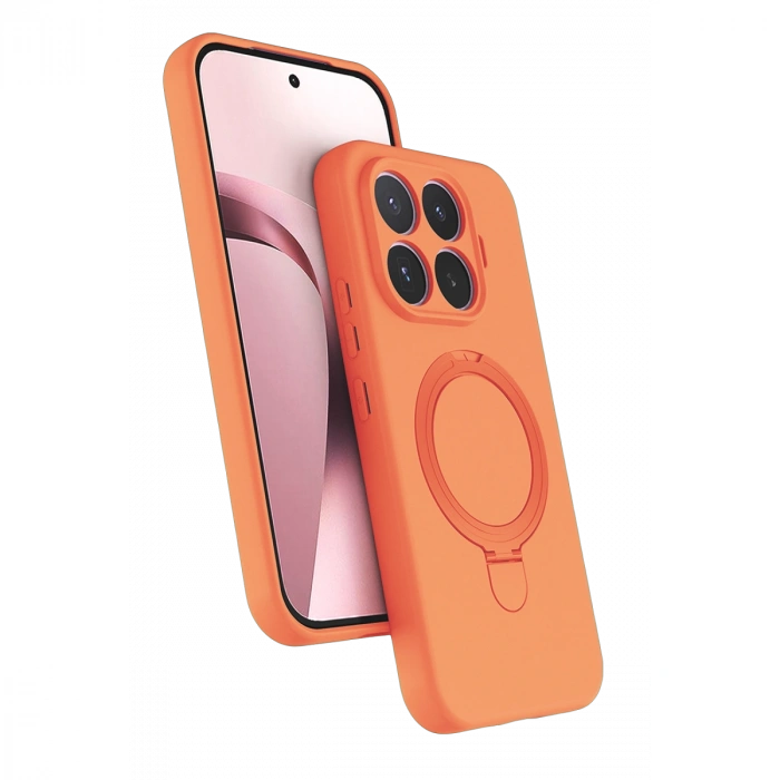 Xiaomi Mi 17T Regal Magsafe Standlı Kapak - Turuncu