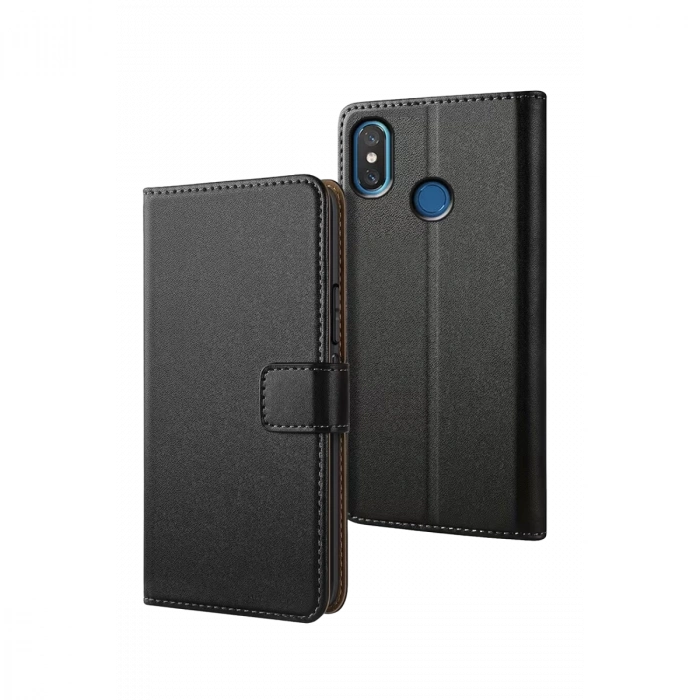 Xiaomi Mi 8 Trend S Plus Kapaklı Kılıf - Siyah