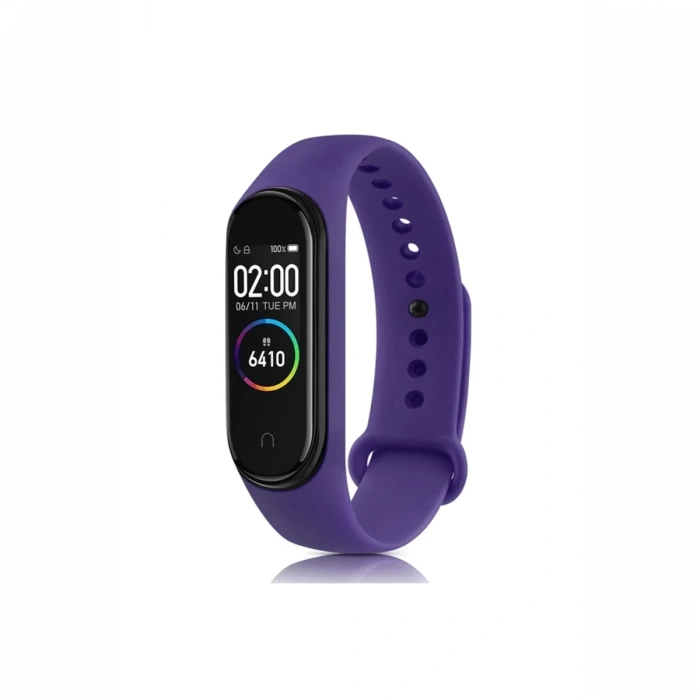 Xiaomi Mi Band 7 Uyumlu Klasik Kordon - Mor