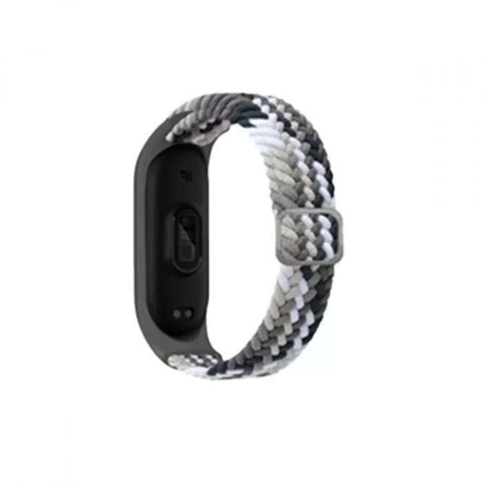 Xiaomi Mi Band 7 Uyumlu Star Kordon - Gri-Siyah