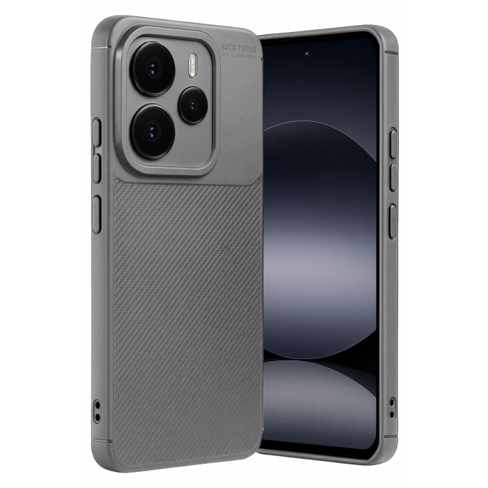 Xiaomi Note 14 5G Auto Focus Karbon Kapak - Gri