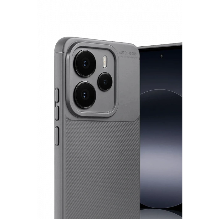 Xiaomi Note 14 5G Auto Focus Karbon Kapak - Gri