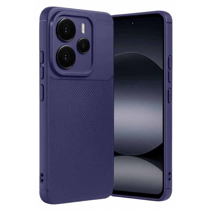 Xiaomi Note 14 5G Auto Focus Karbon Kapak - Lacivert