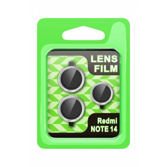 Xiaomi Note 14 5G Raze Metal Kamera Lens - Gümüş