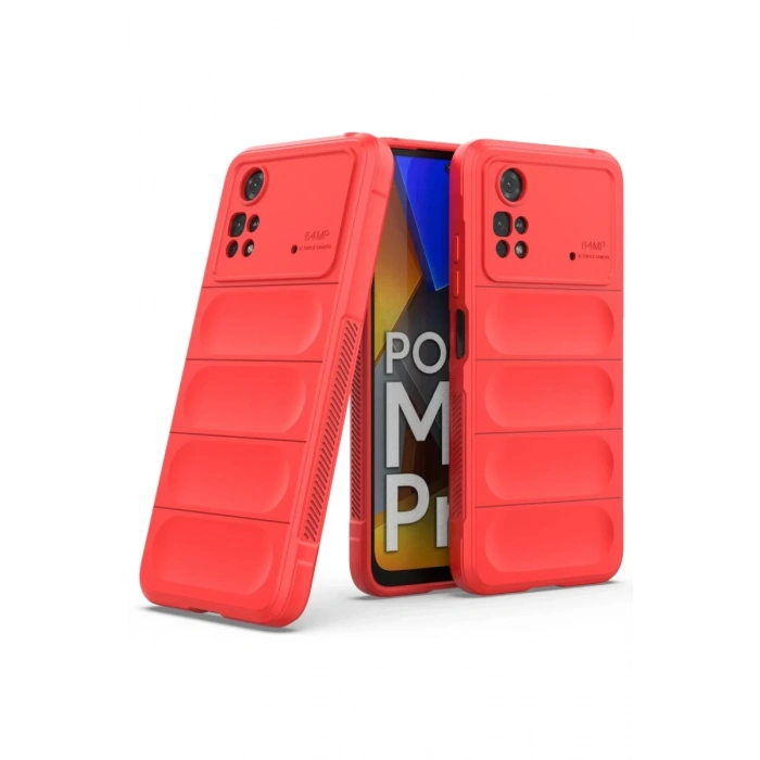 Xiaomi Poco M4 Pro 4G Uyumlu Kılıf Optimum Silikon - Kırmızı