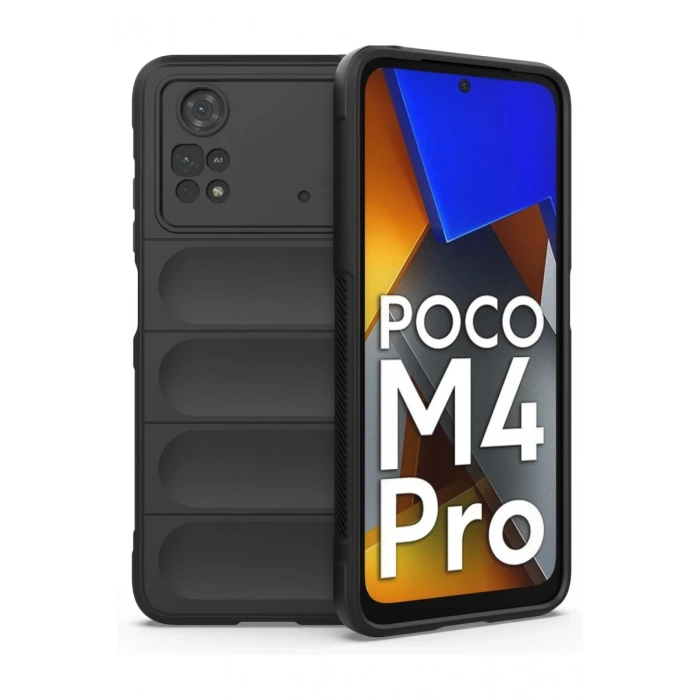 Xiaomi Poco M4 Pro 4G Uyumlu Kılıf Optimum Silikon - Siyah