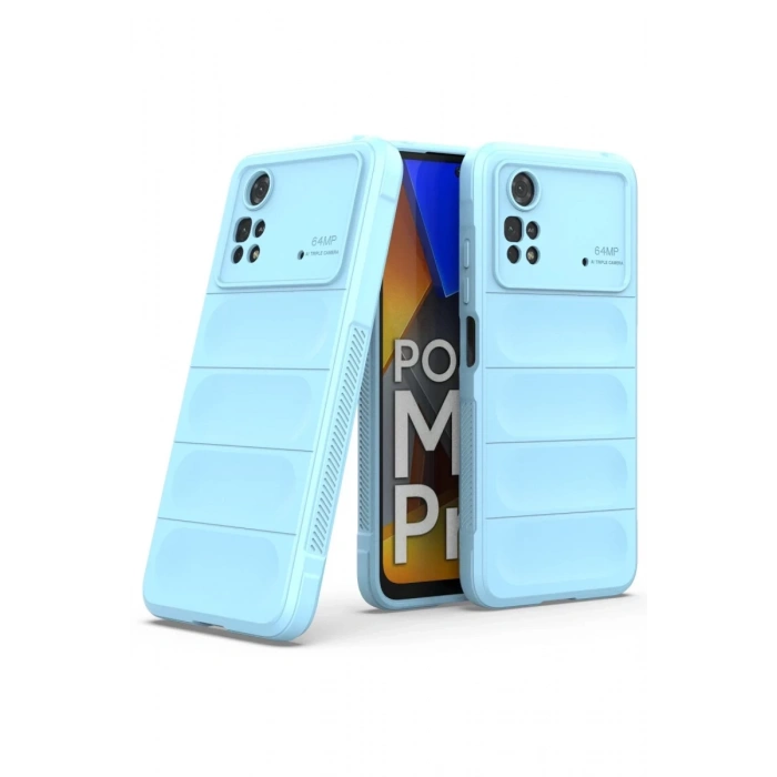 Xiaomi Poco M4 Pro 4G Uyumlu Kılıf Optimum Silikon - Sky Blue