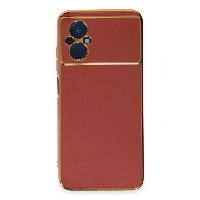 Xiaomi Poco M5 Uyumlu Kılıf Volet Silikon - Kırmızı