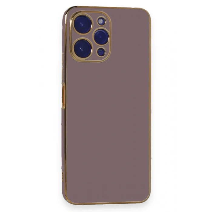 Xiaomi Poco M6 Pro 5G Uyumlu Kılıf Volet Silikon - Mor