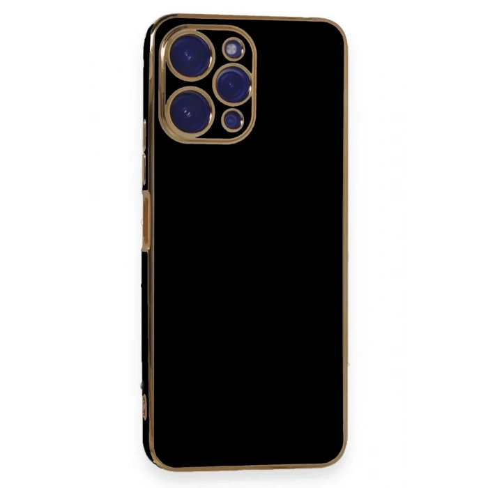 Xiaomi Poco M6 Pro 5G Uyumlu Kılıf Volet Silikon - Siyah