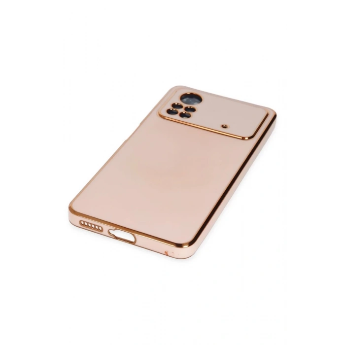 Xiaomi Poco X4 Pro 5G Uyumlu Kılıf Volet Silikon - Pembe