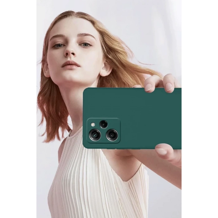 Xiaomi Poco X5 5G Uyumlu Kılıf First Silikon - Siyah