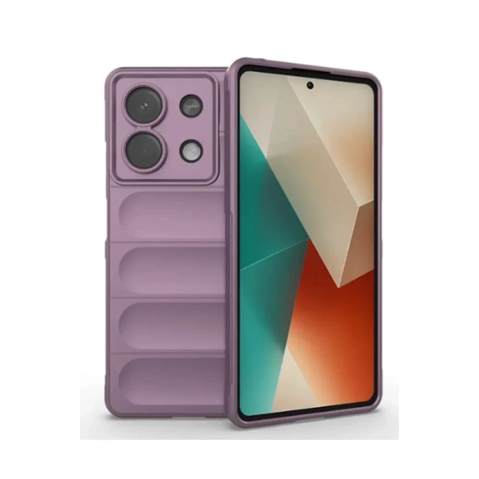Xiaomi Poco X6 Uyumlu Kılıf Optimum Silikon - Mor