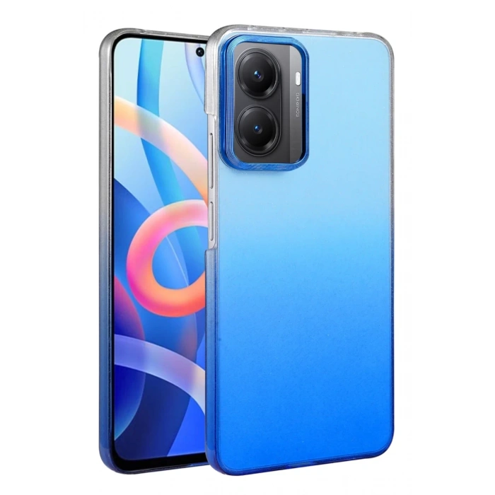 Xiaomi Poco X7 Pro Uyumlu Glossy Kapak - Mavi