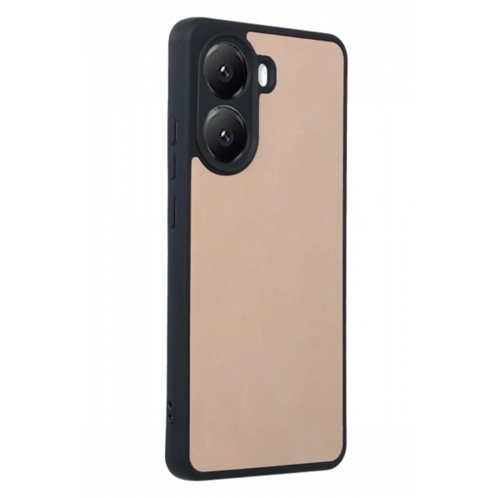 Xiaomi Poco X7 Pro Uyumlu Kılıf Aras Deri Kapak - Pudra