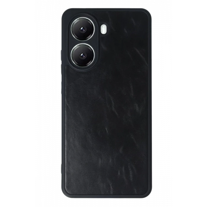 Xiaomi Poco X7 Pro Uyumlu Kılıf Aras Deri Kapak - Siyah