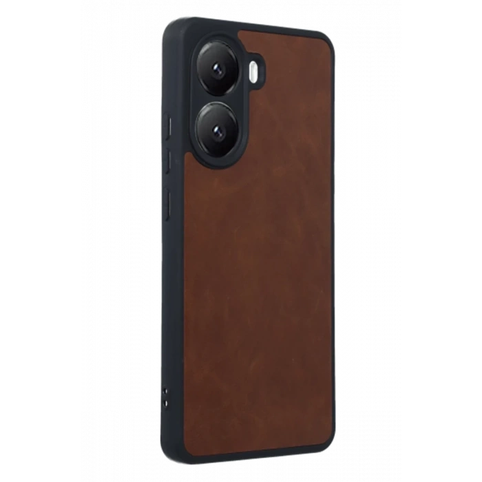 Xiaomi Poco X7 Pro Uyumlu Kılıf Aras Deri Kapak - Taba