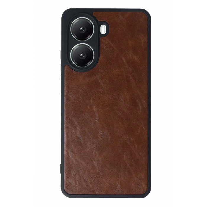 Xiaomi Poco X7 Pro Uyumlu Kılıf Aras Deri Kapak - Taba