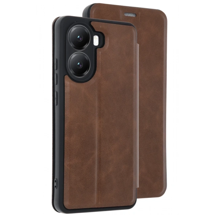 Xiaomi Poco X7 Pro Uyumlu Kılıf Flip Cover - Taba