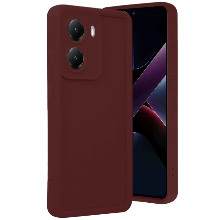 Xiaomi Poco X7 Pro Uyumlu Viera Silikon - Bordo