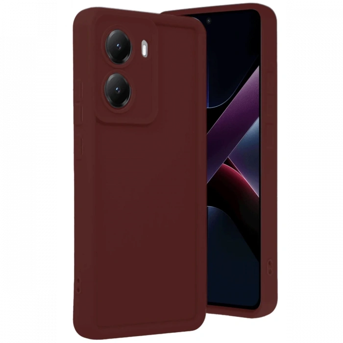 Xiaomi Poco X7 Pro Uyumlu Viera Silikon - Bordo