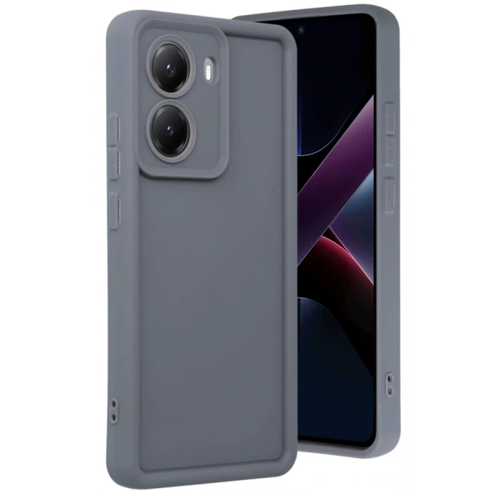 Xiaomi Poco X7 Pro Uyumlu Viera Silikon - Gri