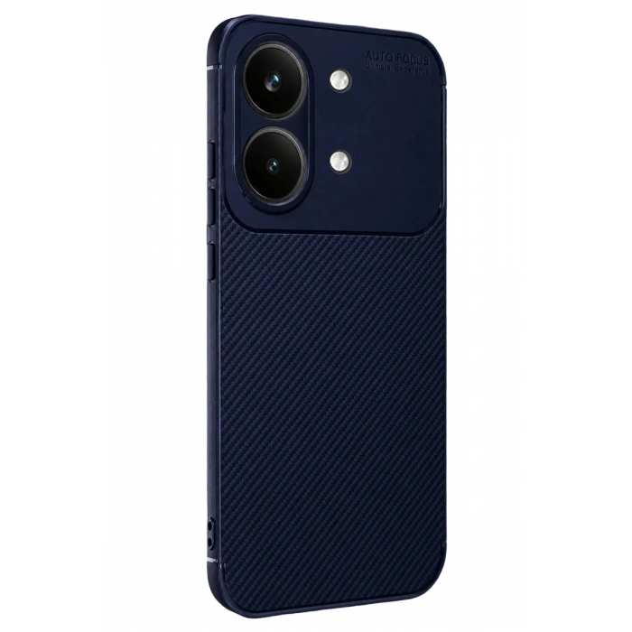 Xiaomi Poco X8 Pro Max Uyumlu Auto Focus Karbon Kapak - Lacivert