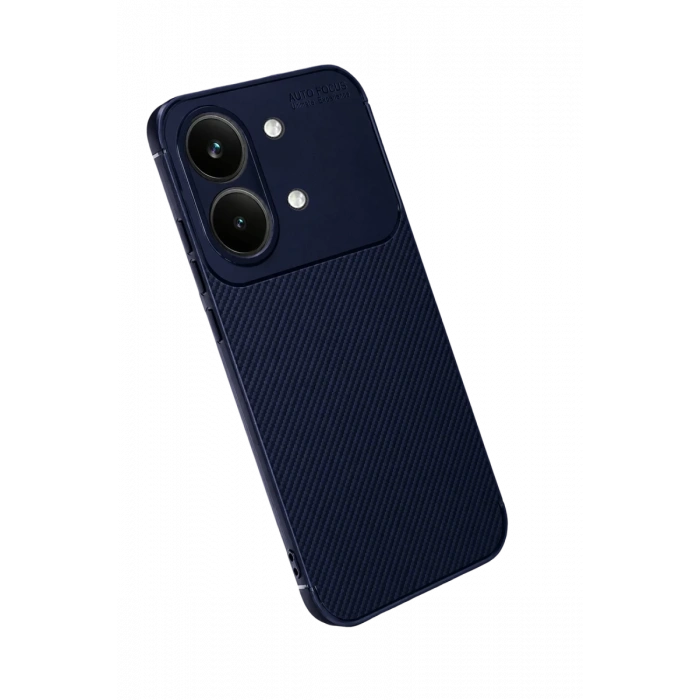 Xiaomi Poco X8 Pro Max Uyumlu Auto Focus Karbon Kapak - Lacivert