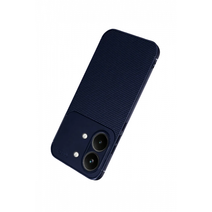 Xiaomi Poco X8 Pro Max Uyumlu Auto Focus Karbon Kapak - Lacivert