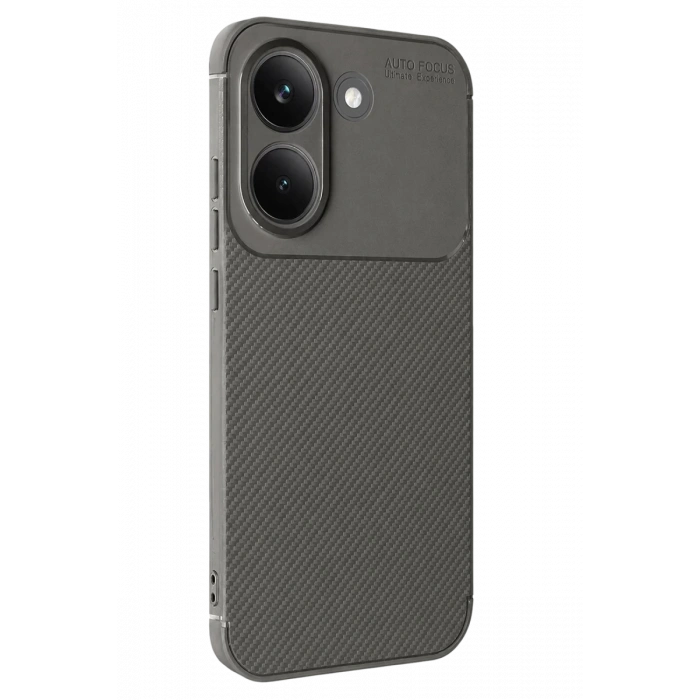 Xiaomi Poco X8 Pro Uyumlu Auto Focus Karbon Kapak - Gri