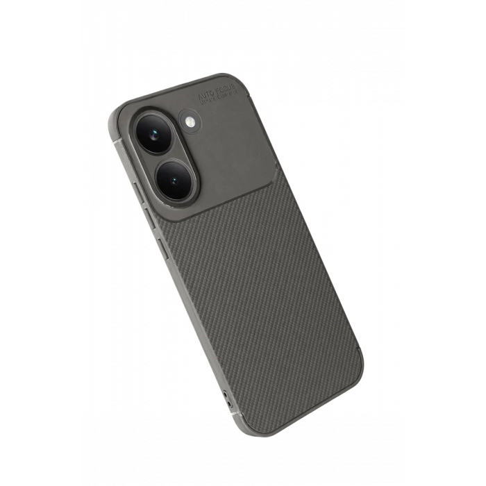Xiaomi Poco X8 Pro Uyumlu Auto Focus Karbon Kapak - Gri