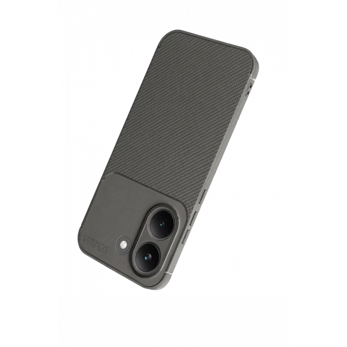 Xiaomi Poco X8 Pro Uyumlu Auto Focus Karbon Kapak - Gri