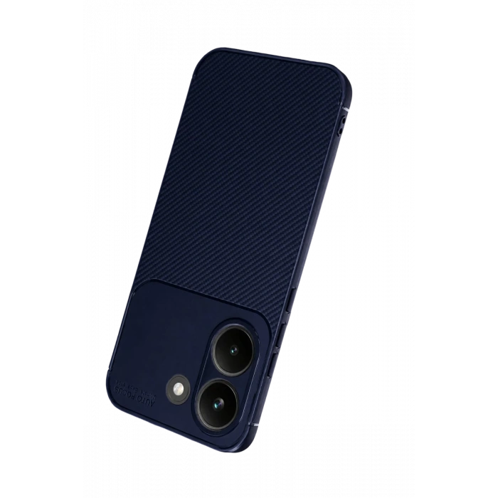 Xiaomi Poco X8 Pro Uyumlu Auto Focus Karbon Kapak - Lacivert
