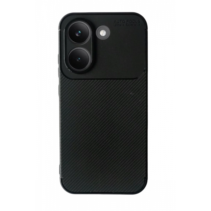Xiaomi Poco X8 Pro Uyumlu Auto Focus Karbon Kapak - Siyah