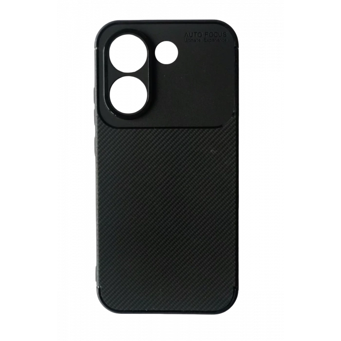 Xiaomi Poco X8 Pro Uyumlu Auto Focus Karbon Kapak - Siyah