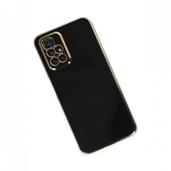 Xiaomi Redmi 10 2022 Kılıf Volet Silikon - Siyah