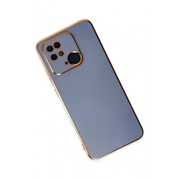 Xiaomi Redmi 10C Uyumlu Kılıf Volet Silikon - Mavi