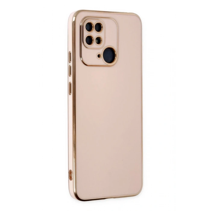 Xiaomi Redmi 10C Uyumlu Kılıf Volet Silikon - Pembe