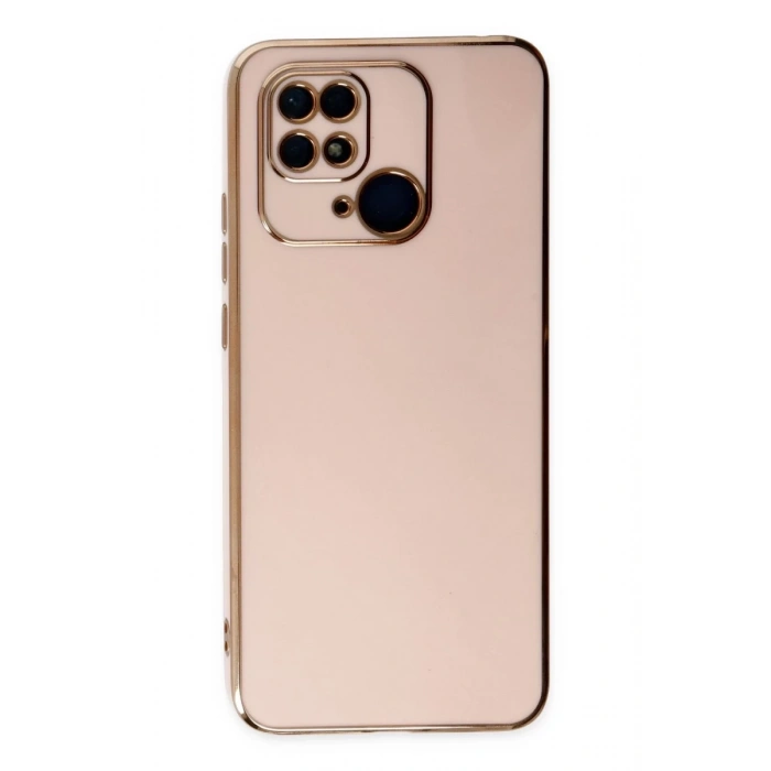 Xiaomi Redmi 10C Uyumlu Kılıf Volet Silikon - Pembe