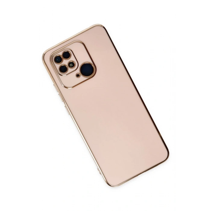 Xiaomi Redmi 10C Uyumlu Kılıf Volet Silikon - Pembe