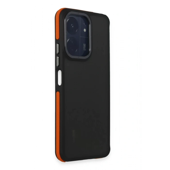 Xiaomi Redmi 13C Uyumlu Harvel Kapak - Turuncu