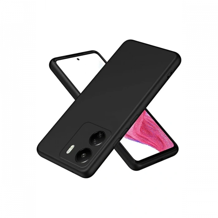 Xiaomi Redmi 13C Uyumlu Kılıf First Silikon - Siyah
