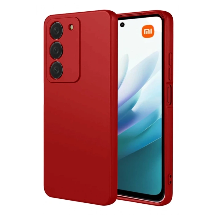 Xiaomi Redmi 15 4G Uyumlu First Silikon - Kırmızı