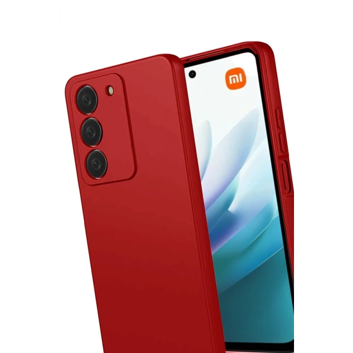 Xiaomi Redmi 15 4G Uyumlu First Silikon - Kırmızı