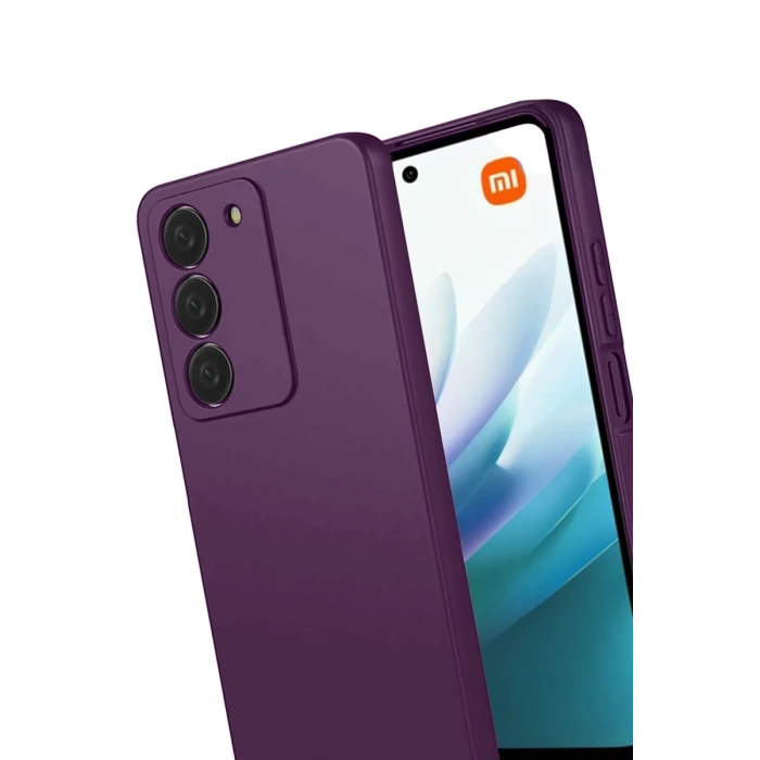 Xiaomi Redmi 15 4G Uyumlu First Silikon - Mürdüm