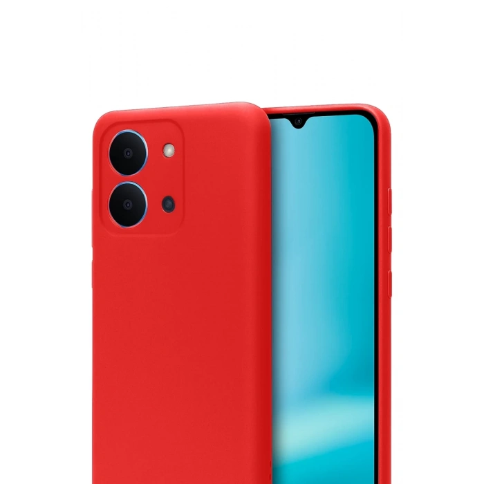 Xiaomi Redmi 15C 4G Uyumlu First Silikon - Kırmızı
